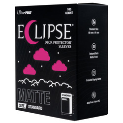 UltraPro Eclipse Card Sleeves Matte Hot Pink Standard (105ct)